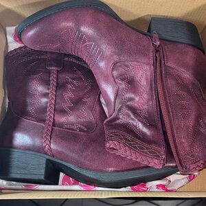 Matisse Deep Burgundy Ankle Booties